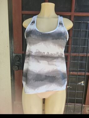 AFF Gray Ombre Racerback Tank Top